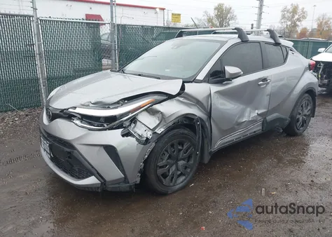 2020 Toyota C-Hr Le from USA, damaged, VIN JTNKHMBX2L1081810